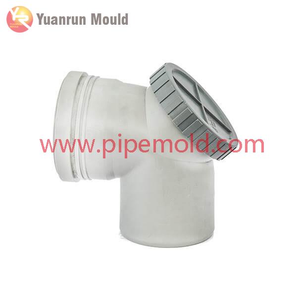 PPH 90度弯头带检查孔管件模具